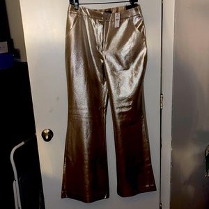 Express Bootcut Gold Pants